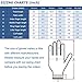Browint Silk Glove Liners for Cold Weather Black Unisex Thermal Silk Gloves S M L XL XXL