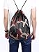 Shappy 10 Pieces Drawstring Bag Sack Pack Cinch Tote Kids Adults Storage Bag for Gym Traveling (Camouflage)