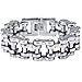 Trendsmax 23mm Mens Biker 316L Stainless Steel Heavy Motorcycle Bicycle Link Chunky Chain Bracelet Gifts for Men Boys Fits 7 Inch Sliver