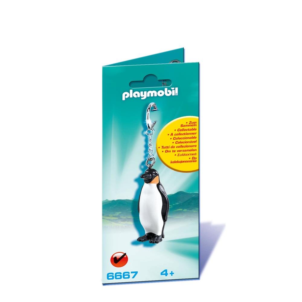 Playmobil 6667 Collectable Penguin Keyring, Fun Imaginative Role-Play, PlaySets Suitable for Children Ages 4+