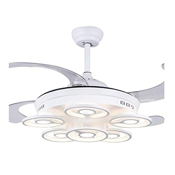 Amazon Com Home Ceiling Fans Modern Intelligent Ceiling Fan Light
