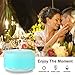 Essential Oil Diffuser 2 Pack, 450ml Aromatherapy Diffusers for Essential Oils Ultrasonic Humidifier with 4 Timer Settings Mist, 8 LED Color Night Light and Cool Mist Auto Shut-off - BAXIA TECHNOLOGY