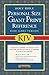 KJV Personal Size Giant Print Reference Bible (Imitation Leather, Black, Red Letter)