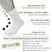 Sugar Free Sox Health & Comfort Mens Diabetic Crew Socks 3 Pairs Crew (10-13, White)