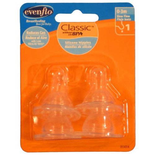 evenflo slow flow nipples