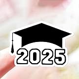 120 Pcs 2025 Graduation Cap Adhesive Stickers,Class