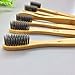 Bamboo Toothbrush - Eco Friendly, Biodegradable, Compostable, Organic, Sustainable, Natural, and Vegan - (6 Pack) Charcoal Infused Soft BPA Free Bristles by Better Earth Company