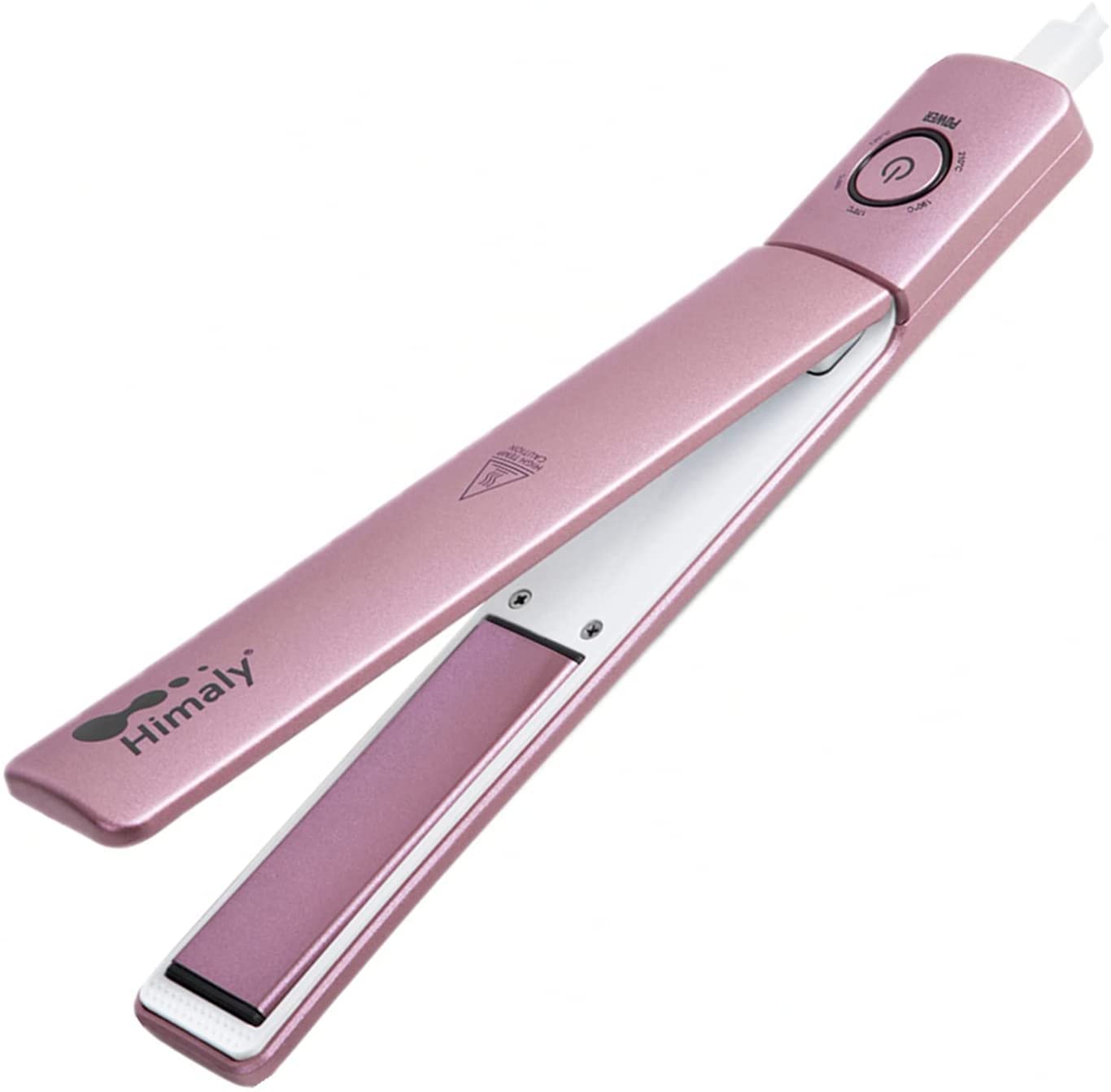 Hair Straighteners Ultra-Thin Portable Hair Straighter & Curlers 2 in 1 for All Hair Style Heat up Quickly Adjustable Temperature 170-450°F Travel Salon Home Professional Straightening and Curling