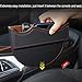 BALMOST Seat Gap Filler, Console Organizer, Car Pocket, Seat Catcher, Seat Crevice Storage Box for Smartphone Loose Change Coin Wallet Key (Black)