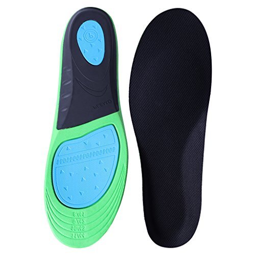 GAOAG Sports Movement Gel Foam Shoe Insole Men's Anti-Fatigue Technology Replacement Insole Comfort Neutral Insole US Men's(9.5-13) Women's (11-14.5)