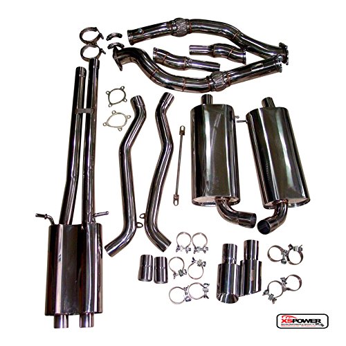 XS-Power V3 NEW AUDI A6 ALLROAD 2.7T EXHAUST DOWNPIPES TIPTRONIC TURBO BACK CATBACK