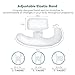Sable Body Pillow Pregnancy Maternity with Adjustable Elastic Band, Ergonomic Maternity Pillow for Comfortable Sleeping & Nursing Support (Machine Washable Zipped Cover, Hypoallergenic Fill)