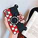 iPhone Xs Max Case with Strap, Umiko 3D Cute Lovely Soft Silicone Cartoon Disney Minnie Mouse Protective Case Camera Design Fashion Gift for iPhone Xs Max Girls Teens Kids Boys Women