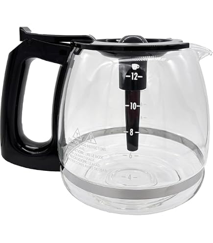 Amazon.com: Sencoday for 154448000000 Coffee Maker Glass Carafe Black  Compatible Replacement for Oster 12 Cup Coffee Maker BVST-JBXSS41: Home &  Kitchen