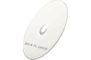 MAWFOZIN BD-R TL BDTL 100GB Enterprise Archival Grade Triple Layers 4X with 2 Pack White Inkjet Hub Printable Blank Disc Surf