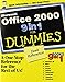 Microsoft Office 2000 9 in 1 For Dummies Desk Reference by Greg Harvey, Peter Weverka