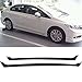Side Skirts Compatible with 2012-2015 Honda Civic, MD Style Black PP Sideskirt Rocker Moulding Air Dam Chin Diffuser Bumper Lip Splitter by IKON MOTORSPORTS