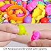 BESKIT 400 Pcs Pop Snap Beads Set - Girls Toddlers Kids Creative DIY Jewelry Kit Set