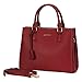 Hynes Victory Womens Classy Satchel Handbag (Red)