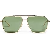 Bottega Veneta Women's Geometric Navigator Sunglasses