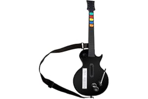 DOYO Wireless Controller for Wii – Compatible with Guitar Hero Series, Rock Band 2 & 3 (Not for Rock Band 1) – Includes Adjustable Strap – Black