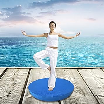 Yogamatte, Yoga, Balance-Pad, perfekt für Physiotherapie, Pilates, Yoga, Ausdauer, Rumpfstabilität, Krafttraining, Bewegung, Reha, weich, bequem, rutschfest
