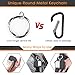 Lauzq Metal Airpods Case,Hard Case Cover Full Protective Skin Cover Shockproof Compatible Airpods 1&2 Charging Case(Not for Wireless Charging),Dual-Layer Silicone & Anti-Lost Keychain