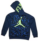 Jordan Big Boys' AJ 23 Jumbo Pull Over Thermal Fit Hoodie, (M)