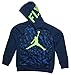 Jordan Big Boys' AJ 23 Jumbo Pull Over Thermal Fit Hoodie, (M)