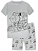 Boys Pajamas Short Pajamas 100% Cotton Train Toddler Kids Pjs Sleepwear Set Size4