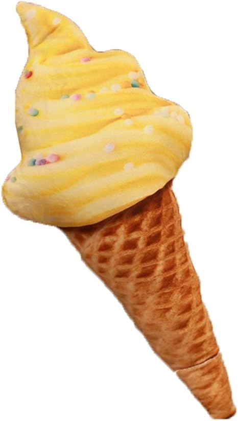 Amazon 抱き枕 縫い包み 食べ物枕 ぬいぐるみ かわいい 子供 妊婦 きいろ 添い寝 人形 クッション ふわふわ アイスクリーム 洗える 85cm もこもこ オフィス 店飾り お誕生日 ギフト お祝い 大きいサイズ 癒し系 寝室 背当て 女子 抱き枕 オンライン通販