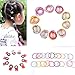 Pusheng 100 Pcs Baby Kids Girl Elastic Ponytail Holder Rope Hair Ties Head Bands