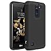LG Phoenix 2 Case, LG Escape 3 Case, LG K8 Case, TAURI [Drop Protection] Protective Case Shockproof Hybrid Defender Armor Case Cover For LG Phoenix 2/LG Escape 3/LG K8 - Black