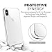 iPhone X Case, Kroma [Prismatic Series] Crystal Clear iPhone X Case, 99.9% Transparency, Clear back panel + TPU bumper