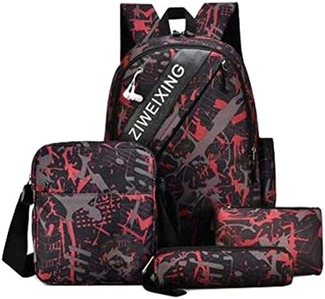 DYYTRm New Backpack Mountaineering Bag Fashion Men and Women Computer Bag Trend Student Backpack to Send Shoulder Bag Plus Hand Bag