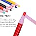 EVNEED Sewing Marking Pencil, Sewing Pencil for Fabric Tailor's Marking and Tracing Tools,6 Colors (Pack of 12)