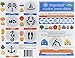 Beach & Nautical 8 Disk Set for Cookie Presses