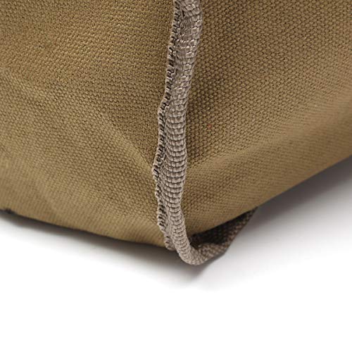 dDanke 1 Pair Canvas Bike Panniers Bag Multi Function Motorcycle Rear Bag Outdoor Storage Bag for Mountain Cycling Army Green 40X15X30CM