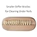 2 pcs/set Touch Me Two sided Natural Boar Bristle Wooden Manicure Nail Brush ( 2 pack)