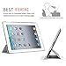 MoKo Case Fit iPad 2/3/4 - Ultra Lightweight Slim Smart Shell Stand Cover with Translucent Frosted Back Protector Fit iPad 2/The New iPad 3 (3rd Gen)/iPad 4, Silver (with Auto Wake/Sleep)