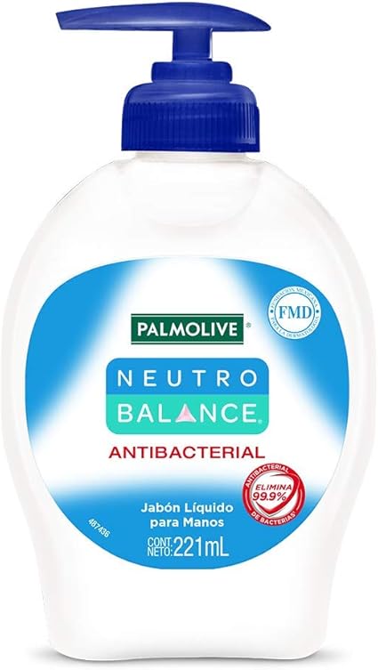 Palmolive Neutro Balance Jabon Liquido Para Manos Antibacterial Elimina El 99 9 De Bacterias Para Toda La Familia Avalado Por La Fundacion Mexicana Para La Dermatologia 221 Ml Amazon Com Mx