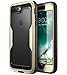 i-Blason Magma Series Case for iPhone 8 Plus 2017/iPhone 7 Plus, Heavy Duty Protection Full Body Bumper Case with Built-in Screen Protector, Includes Removable Beltclip Holster (Gold)