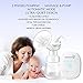 Momcozy Electric Double Breast Pump, Automatic Battery Powered Breast Pump for Travel - Portable, Super-Quiet w/ 16 Levels, Touch Screen & Memory Function (Dual Pumps)