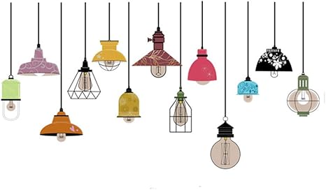 Pegatina De Pared Arana De Luces Fondo De Pantalla Creativo Para