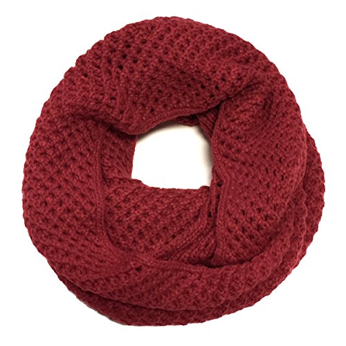 WrapablesÂ® Soft Winter Warm Scarf, Burgundy_1