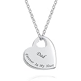 Jinlou Loved Ones Urn Pendant Necklace 925 Sterling Silver Keepsake Memorial Heart Cremation Jewelry for Women