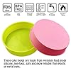 SUNSK Silicone Cake Molds 8 Inch Round Cake Tins Non Stick Baking Molds Bakeware Tray for Chocolate Cookies Breads Pie…
