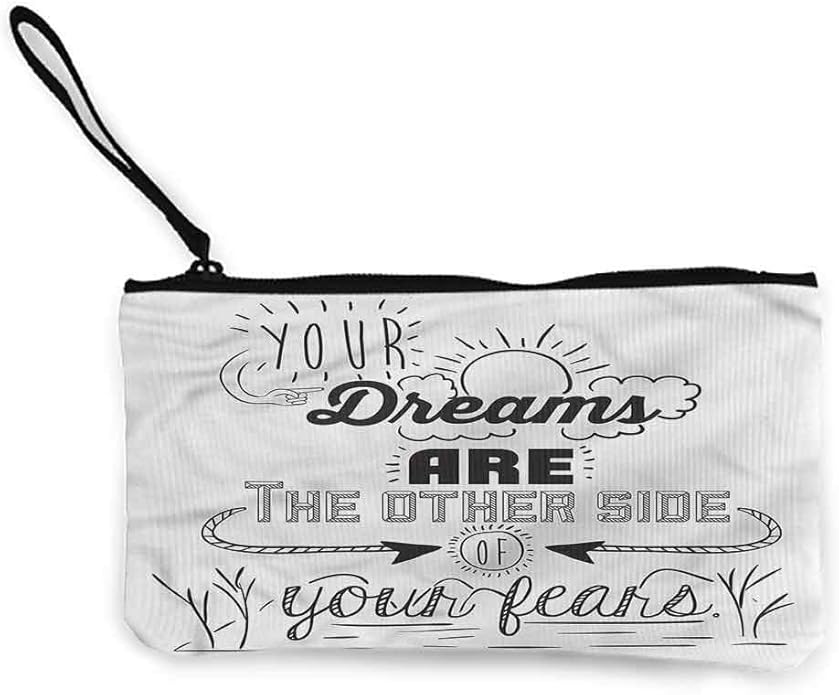 Quotes Women and Girls Coin Purse Cute Fashion Wallet Bag Change Pouch