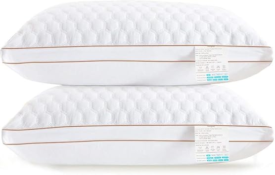 Amazon Com Bed Pillows For Sleeping Set Of Two Hotel Quality