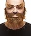 Mustaches Self Adhesive, Novelty, Realistic, Traper Fake Beard Fake Mustache and Fake Eyebrows, Brown Color